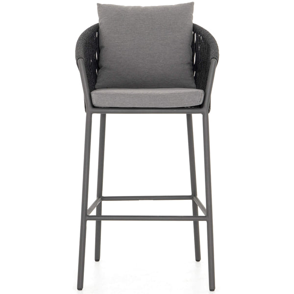 Home Fashion Porto Outdoor Bar & Counter Stool Charcoal By Four Hands