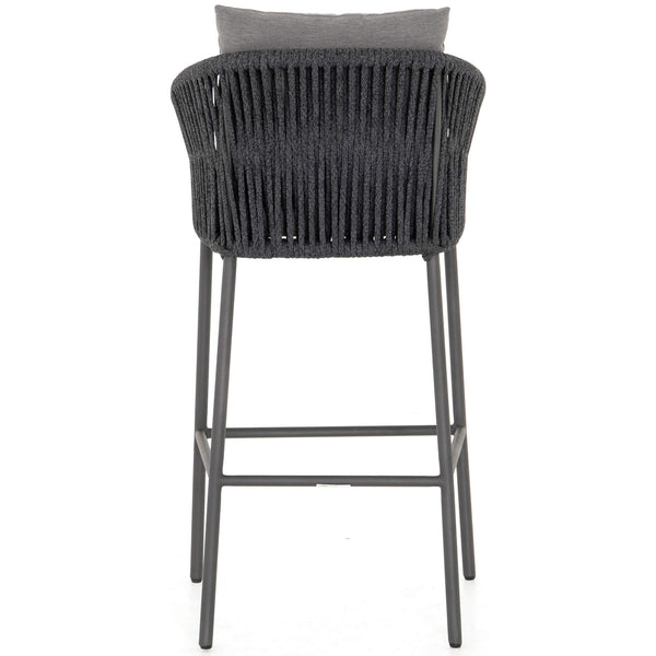 Home Fashion Porto Outdoor Bar & Counter Stool Charcoal By Four Hands