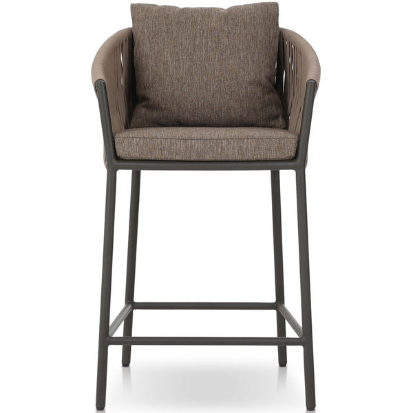 Home Fashion Porto Outdoor Bar & Counter Stool Ellor Brown By Four Hands