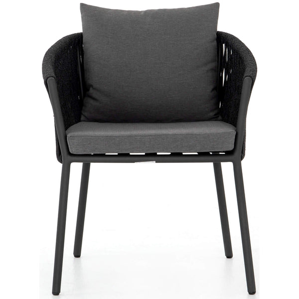 Home Fashion Porto Outdoor Dining Chair Charcoal Set Of 2 By Four Hands