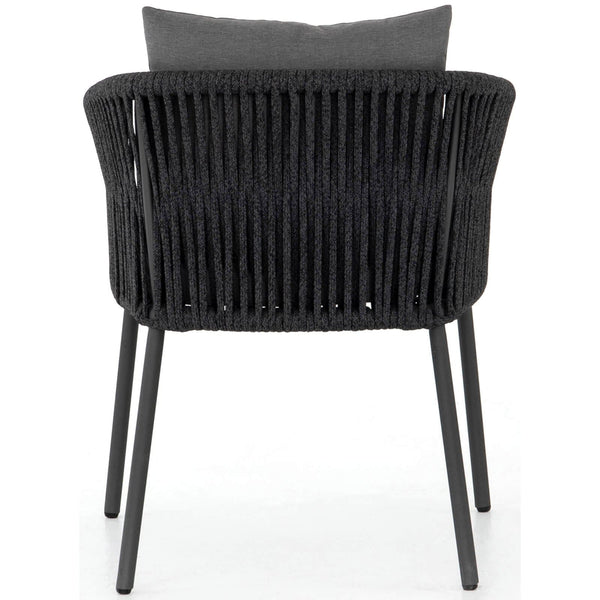 Home Fashion Porto Outdoor Dining Chair Charcoal Set Of 2 By Four Hands