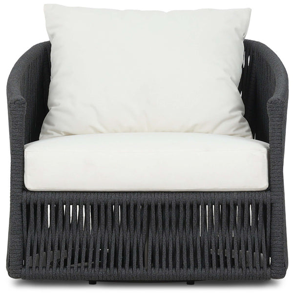 Home Fashion Porto Outdoor Swivel Chair Arashi Salt By Four Hands