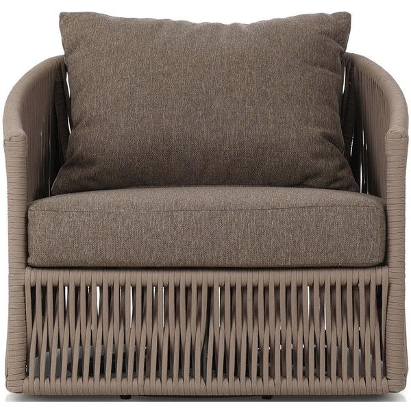 Home Fashion Porto Outdoor Swivel Chair Ellor Brown By Four Hands