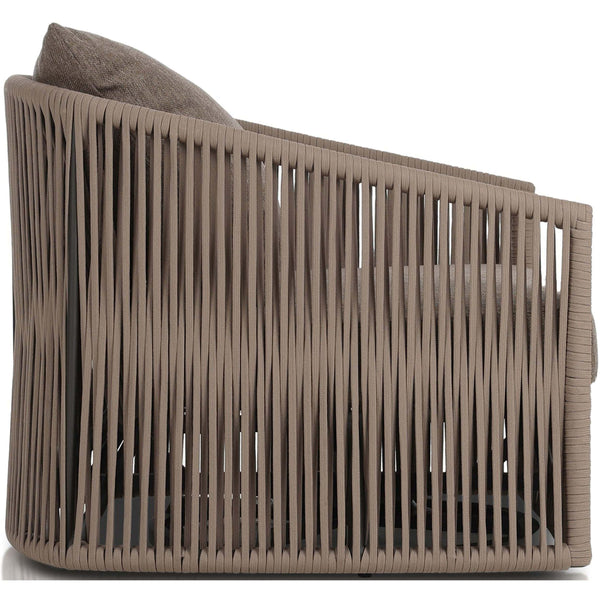 Home Fashion Porto Outdoor Swivel Chair Ellor Brown By Four Hands