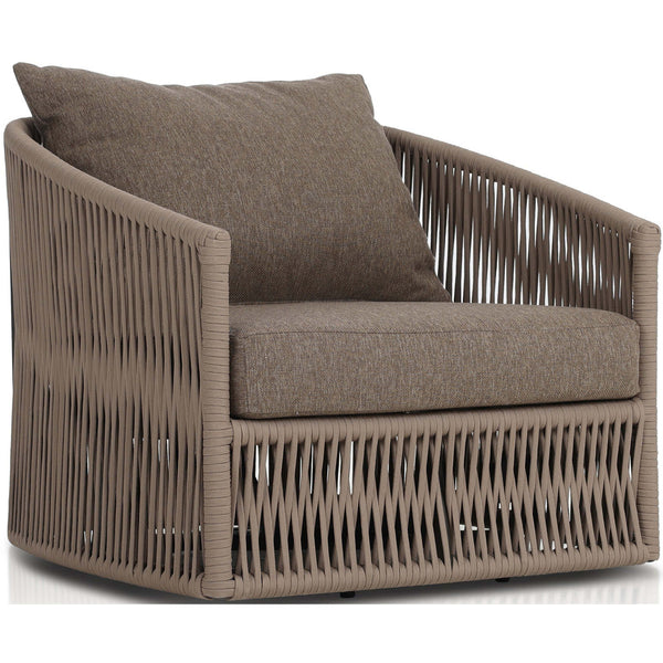 home fashion Porto Outdoor Swivel Chair Ellor Brown by Four Hands