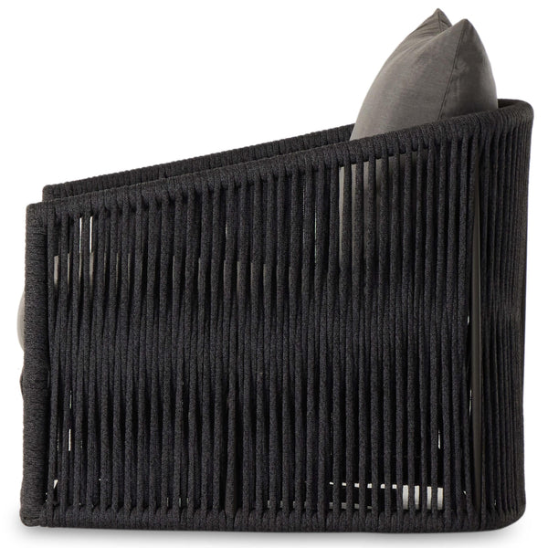 Home Fashion Porto Outdoor Swivel Chair Venao Charcoal By Four Hands