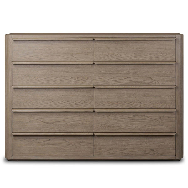 Home Fashion Primrose 10 Drawer Dresser Natural Flat Oak By Four Hands