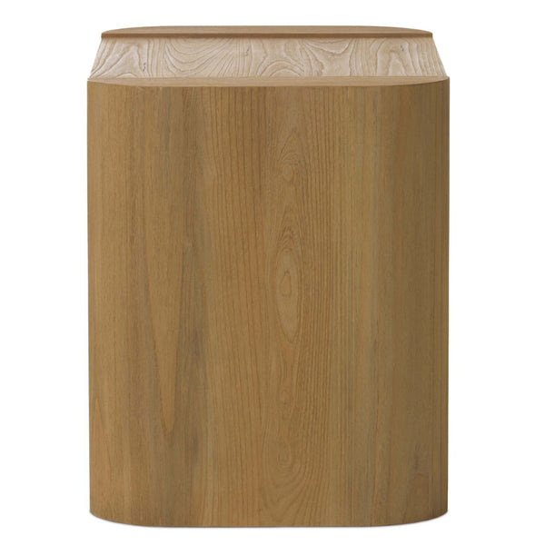 Home Fashion Radius Nightstand Light Blonde Sungkai By Four Hands