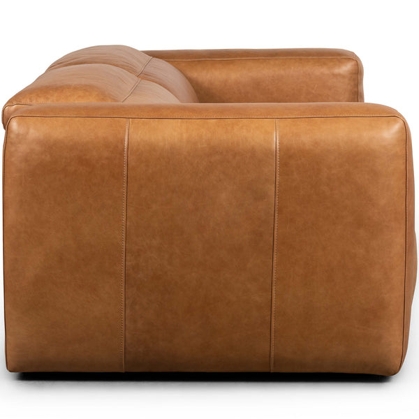 Home Fashion Radley 2 Piece Leather Power Recliner Sofa Sonoma Butterscotch By Four Hands