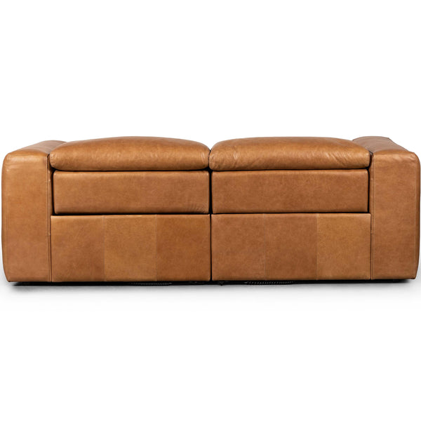 Home Fashion Radley 2 Piece Leather Power Recliner Sofa Sonoma Butterscotch By Four Hands