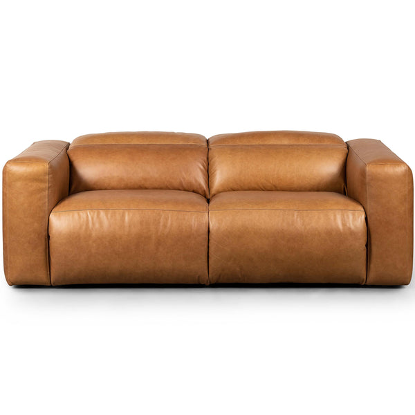 home fashion Radley 2 Piece Leather Power Recliner Sofa Sonoma Butterscotch by Four Hands