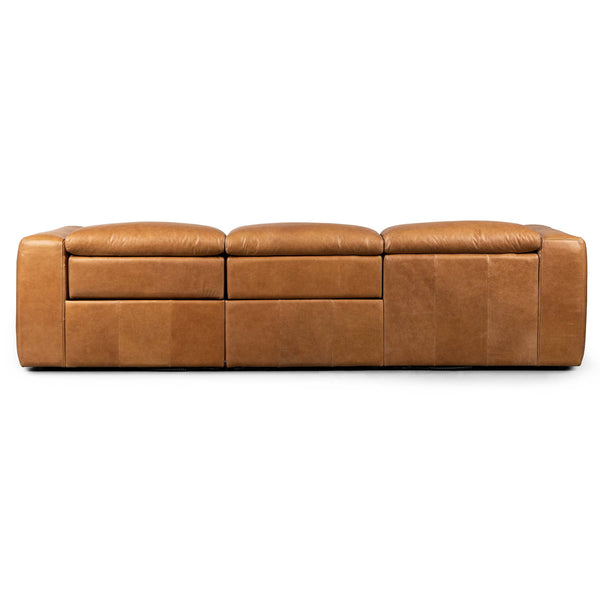 Home Fashion Radley Power Recliner Left Chaise Sectional Sonoma Butterscotch By Four Hands