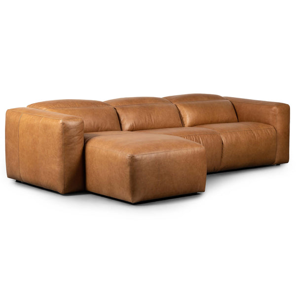 home fashion Radley Power Recliner Left Chaise Sectional Sonoma Butterscotch by Four Hands