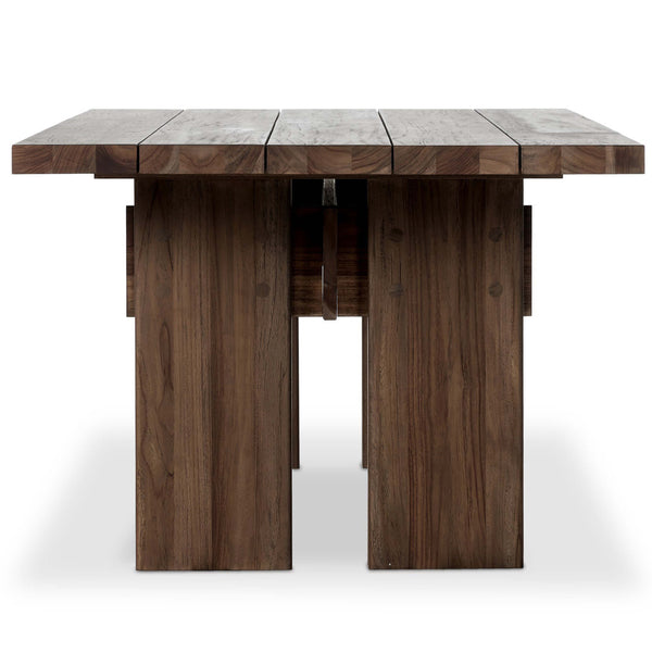 Home Fashion Railay Outdoor Dining Table Stained Toasted Brown By Four Hands