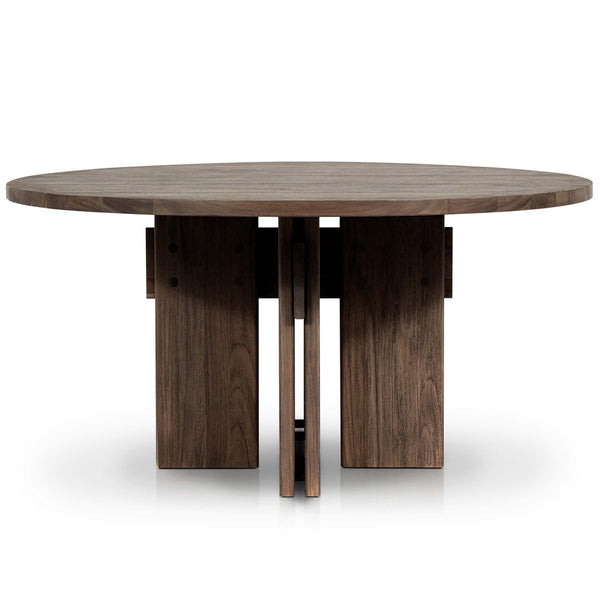 Home Fashion Railay Round Outdoor Dining Table Stained Toasted Brown By Four Hands