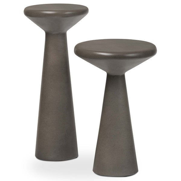 Home Fashion Ravine Accent Table Dark Grey Set Of 2 By Four Hands