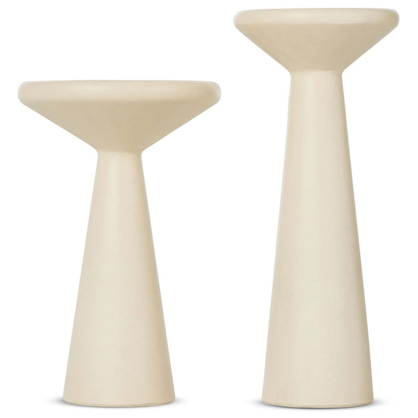Home Fashion Ravine Accent Table Parchment White Set Of 2 By Four Hands
