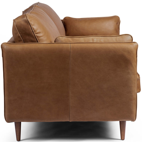 Home Fashion Reese Leather Sofa Palermo Cognac By Four Hands