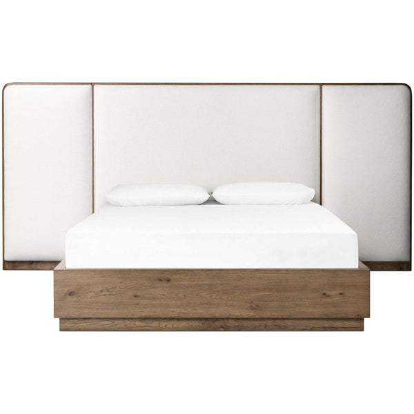 Home Fashion Regan King Bed Crete Ivory By Four Hands