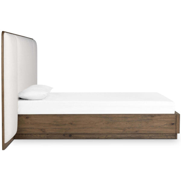 Home Fashion Regan King Bed Crete Ivory By Four Hands