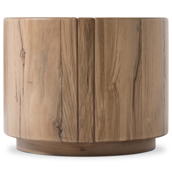 Home Fashion Renan Round End Table Natural By Four Hands