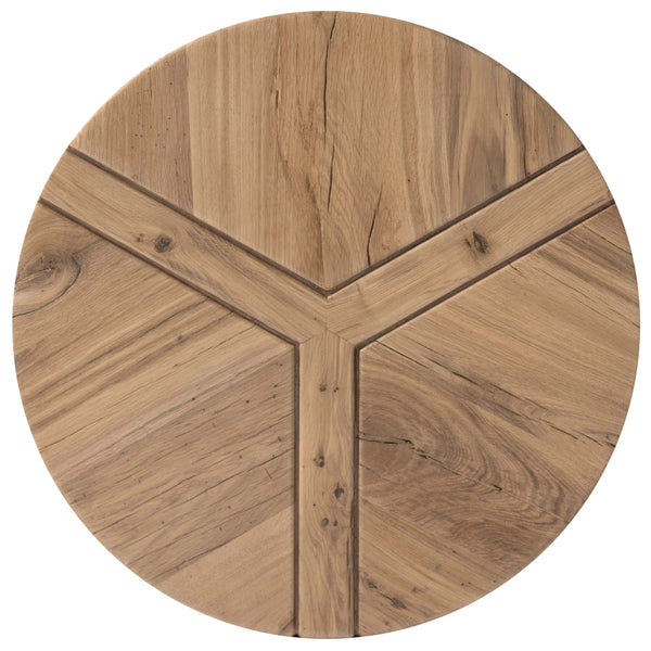 Home Fashion Renan Round End Table Natural By Four Hands