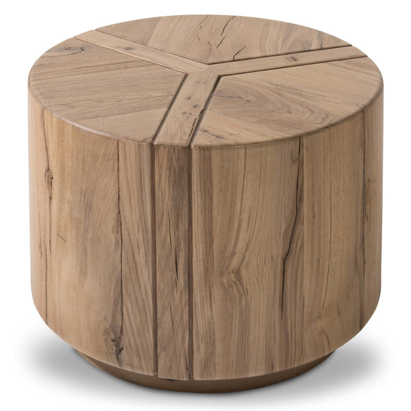 home fashion Renan Round End Table Natural by Four Hands