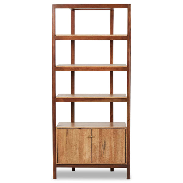 Home Fashion Renza Bookcase Smoked Honey By Four Hands