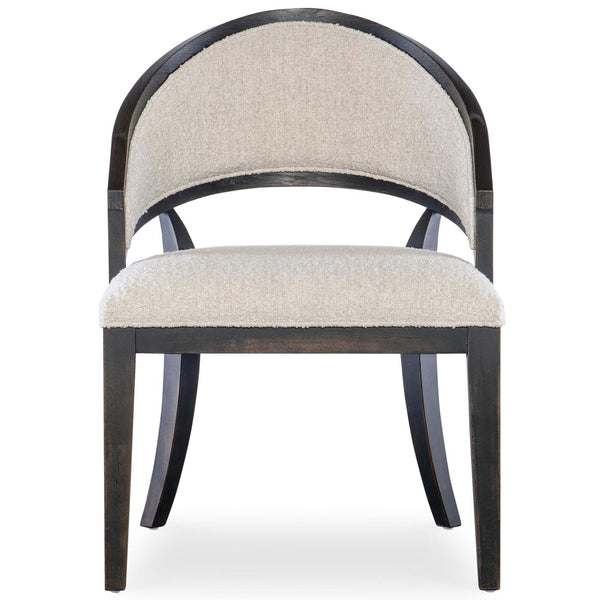 Home Fashion Retreat Cane Barrel Back Chair Black Sand Set Of 2