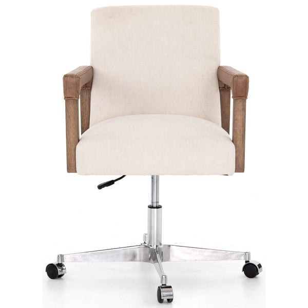 Home Fashion Reuben Desk Chair Harbor Natural By Four Hands