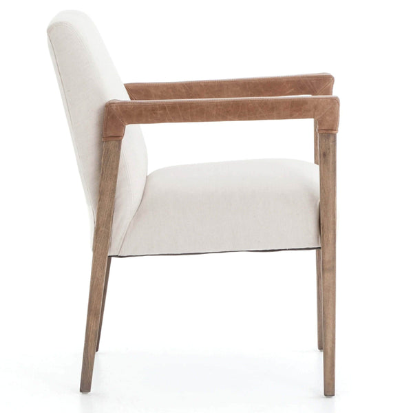 Home Fashion Reuben Dining Chair Harbor Natural/Nettlewood Set Of 2 By Four Hands