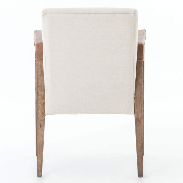 Home Fashion Reuben Dining Chair Harbor Natural/Nettlewood Set Of 2 By Four Hands