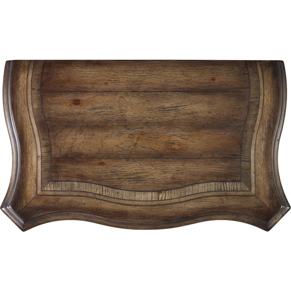 Home Fashion Rhapsody 3 Drawer Nightstand Rustic Walnut