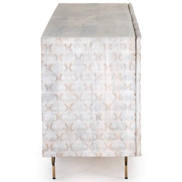 Home Fashion Rio Media Console Whitewash By Four Hands