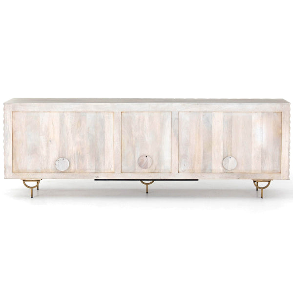 Home Fashion Rio Media Console Whitewash By Four Hands