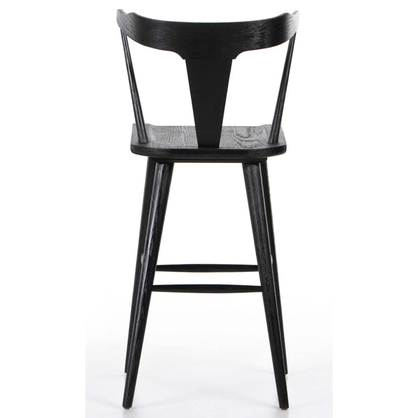 Home Fashion Ripley Bar & Counter Stool Black Oak By Four Hands