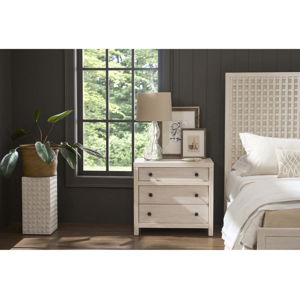 Home Fashion River Rock 3 Drawer Nightstand River Rock