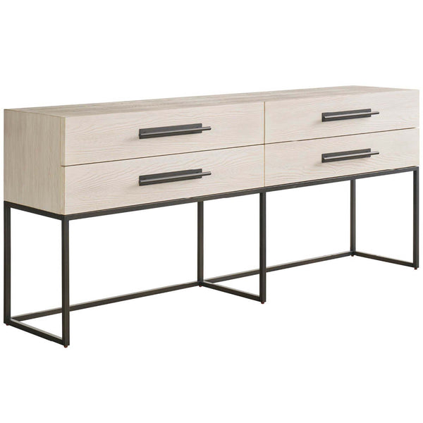 home fashion River Rock 4 Drawer Console Light Natural