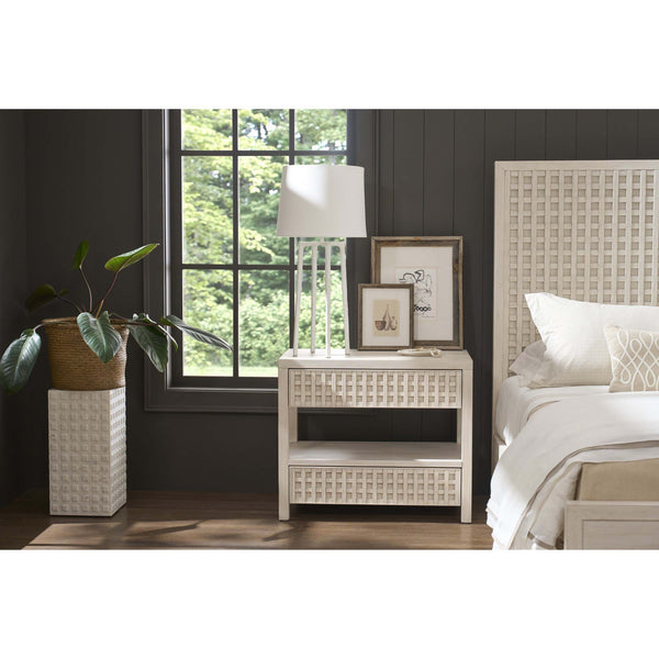 Home Fashion River Rock Lattice Nightstand River Rock