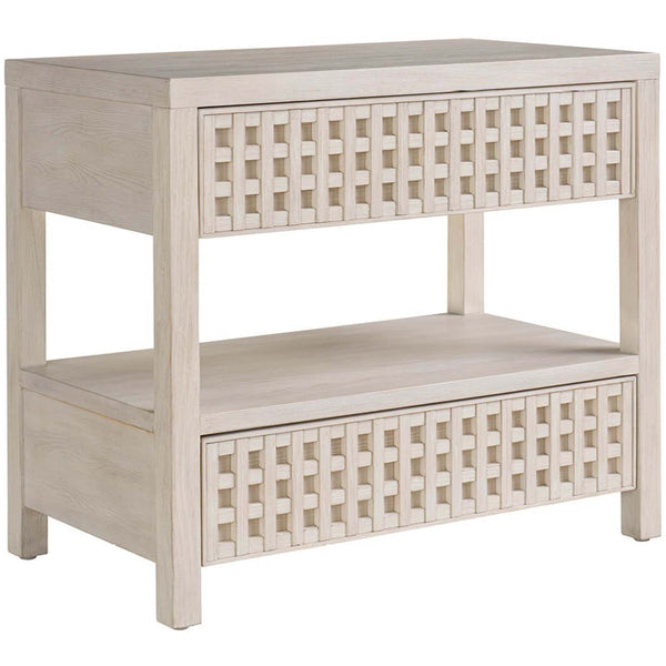 home fashion River Rock Lattice Nightstand River Rock
