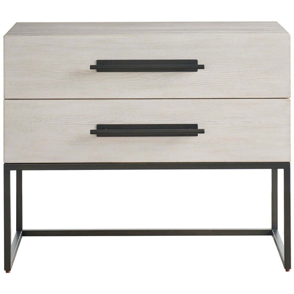 Home Fashion River Rock Metyal Base Nightstand River Rock