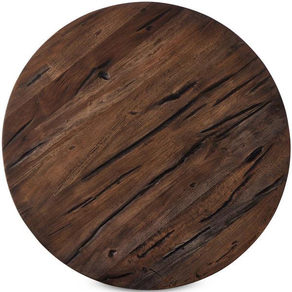 Home Fashion Rivi Large End Table Antique Belgium Bleach By Four Hands