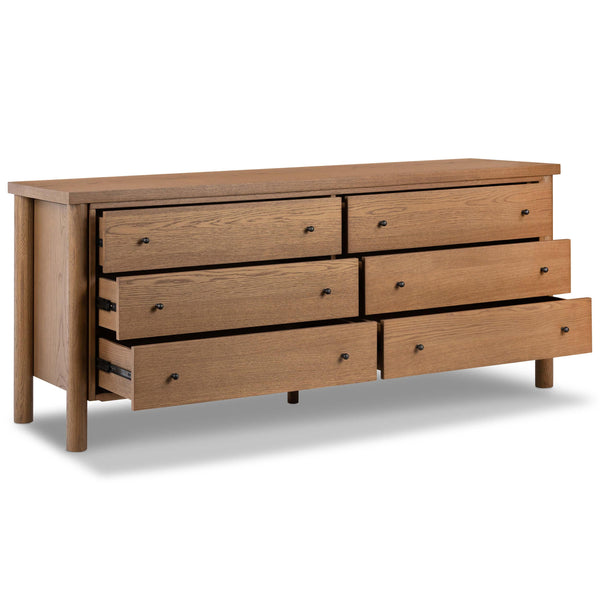 Home Fashion Roark 6 Drawer Dresser Amber By Four Hands