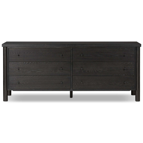 Home Fashion Roark 6 Drawer Dresser Ebony By Four Hands
