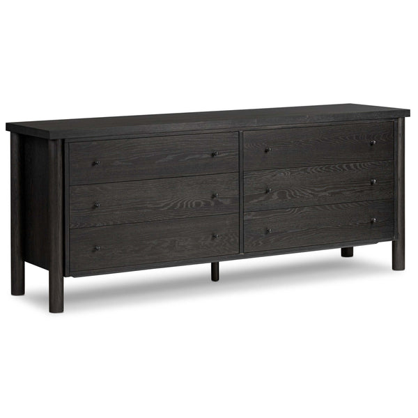 home fashion Roark 6 Drawer Dresser Ebony by Four Hands