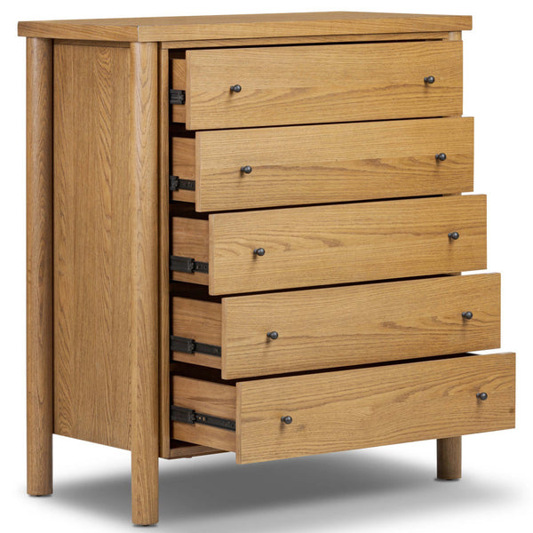 Home Fashion Roark Tall Dresser Amber By Four Hands