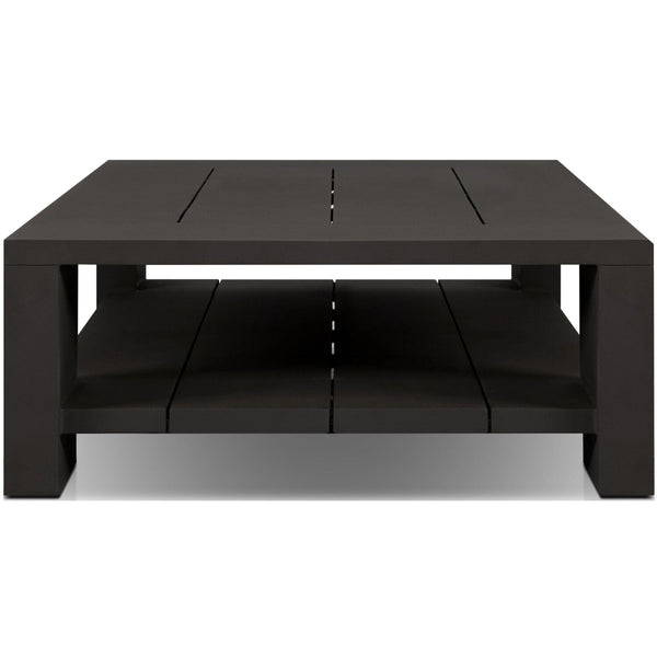 Home Fashion Roca Outdoor Metal Coffee Table Bronze By Four Hands