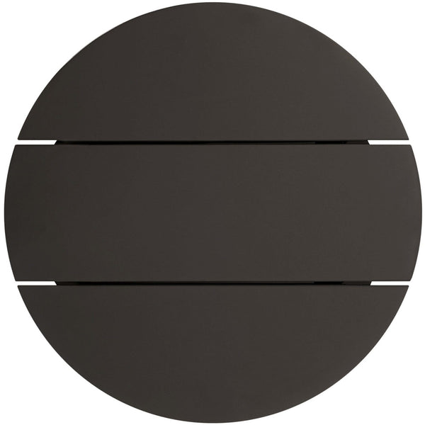 Home Fashion Roca Outdoor Round Metal End Table Bronze By Four Hands