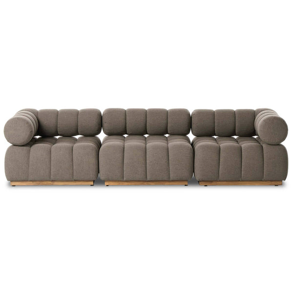 Home Fashion Roma 3 Piece Outdoor Sofa Alessi Fawn By Four Hands