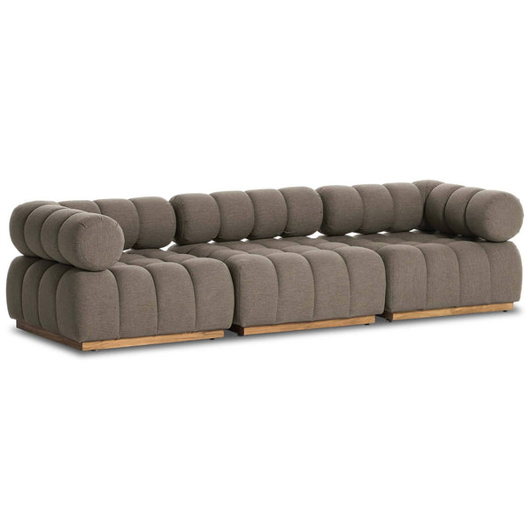 home fashion Roma 3 Piece Outdoor Sofa Alessi Fawn by Four Hands